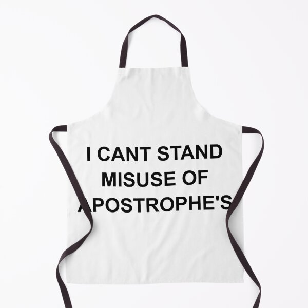 Item preview, Copy of I Can't Stand Misuse of Apostrophes (Black Text) designed and sold by TheCornrCabinet.