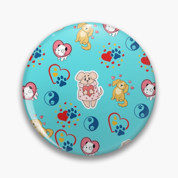 Item preview, Cute Dog Pattern With Jade Background  designed and sold by Wolfheartart.