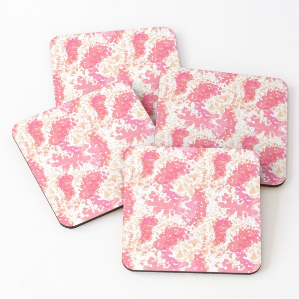 Item preview, Pink and red Floral abstract design designed and sold by Heart2Heart-Art.