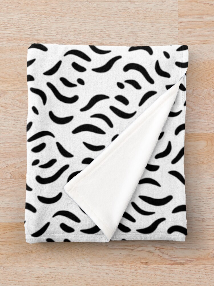 Thumbnail 3 of 6, Throw Blanket, Cute Abstract Pattern designed and sold by DafraDesign.