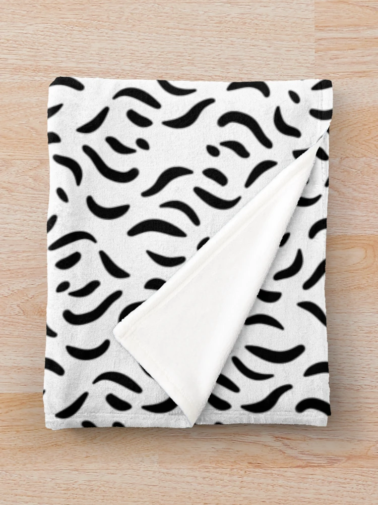 Thumbnail 3 of 6, Throw Blanket, Cute Abstract Pattern designed and sold by DafraDesign.
