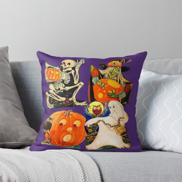 Item preview, Vintage Halloween Decorations Collage designed and sold by PopFanShop!.