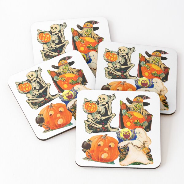 Item preview, Vintage Halloween Decorations Collage designed and sold by PopFanShop!.