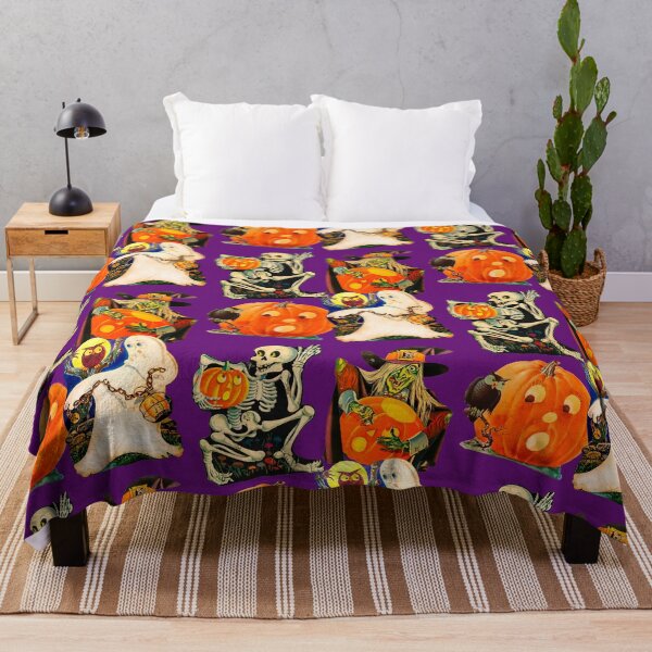 Item preview, Vintage Halloween Decorations Collage designed and sold by PopFanShop!.