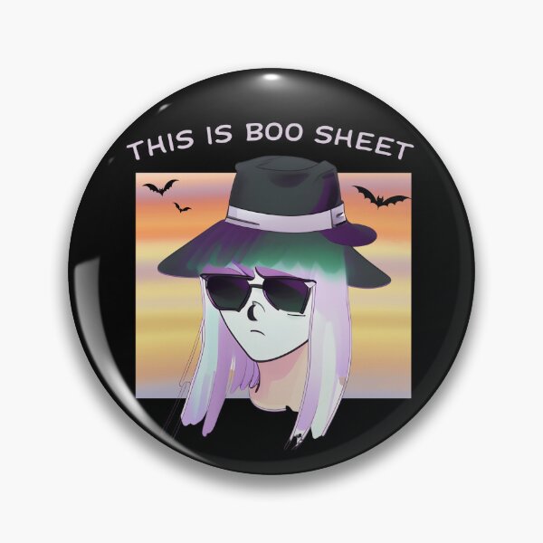 Item preview, Nostalgic Nightmares: A Grumpy Girl Ghost Haunting in Retro Anime Style - BOO Sheet, Retro, Halloween Costume designed and sold by Sun Sand & Sea Art.
