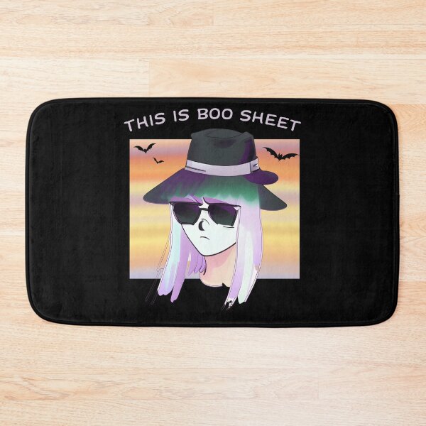 Item preview, Nostalgic Nightmares: A Grumpy Girl Ghost Haunting in Retro Anime Style - BOO Sheet, Retro, Halloween Costume designed and sold by Sun Sand & Sea Art.