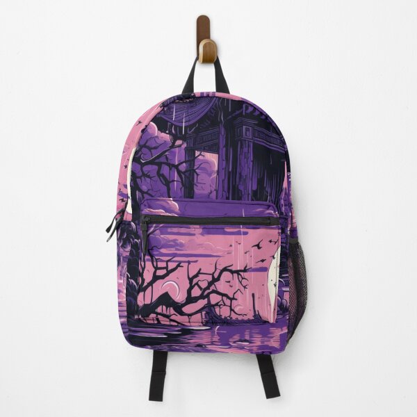 Item preview, Pagoda In The Underworld - Fantasy Landscape designed and sold by AiHead.