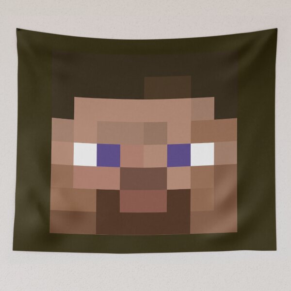 Item preview, Minecraft Steve Funny Texture designed and sold by RiptideShirt.