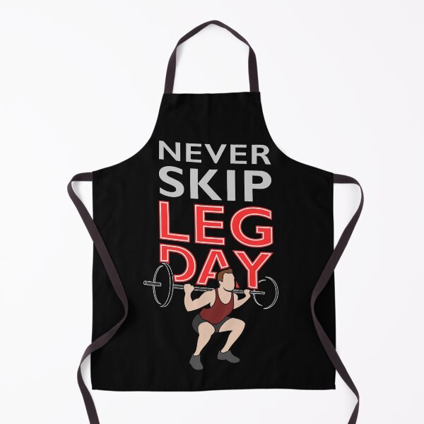 Item preview, Copy of Never Skip Leg Day - black, red, white - fitness, motivational designed and sold by Honest-Quotes.