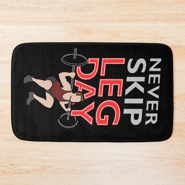 Item preview, Copy of Never Skip Leg Day - black, red, white - fitness, motivational designed and sold by Honest-Quotes.