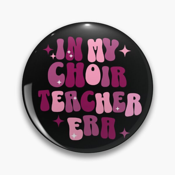 Artikelvorschau, Chorlehrer | In meiner Chorlehrer-Ära | Musiklehrer | Retro | Grooviges Pink entworfen und verkauft von ShoniwDesigns.