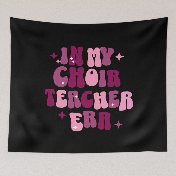 Item preview, Choir Teacher | In My Choir Teacher Era | Music Teacher | Retro | Groovy Pink designed and sold by ShoniwDesigns.