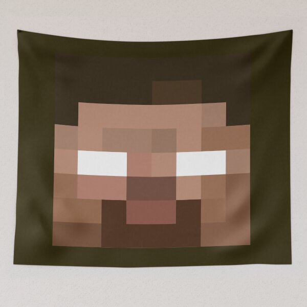 Item preview, Minecraft Herobrine Funny Texture designed and sold by RiptideShirt.