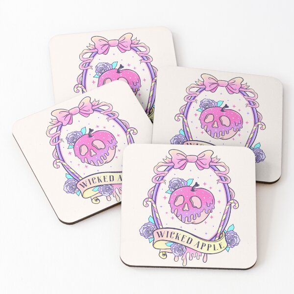 Item preview, Kawaii Goth Wicked Apple designed and sold by Pink Pineapple Works.