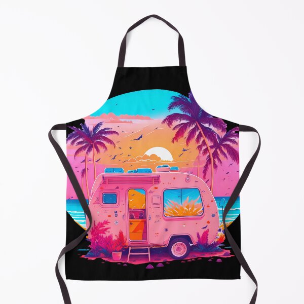 Item preview, A Vintage Van Besides a Beach at Evening Drawing designed and sold by deepakrode7.