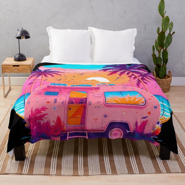 Item preview, A Vintage Van Besides a Beach at Evening Drawing designed and sold by deepakrode7.