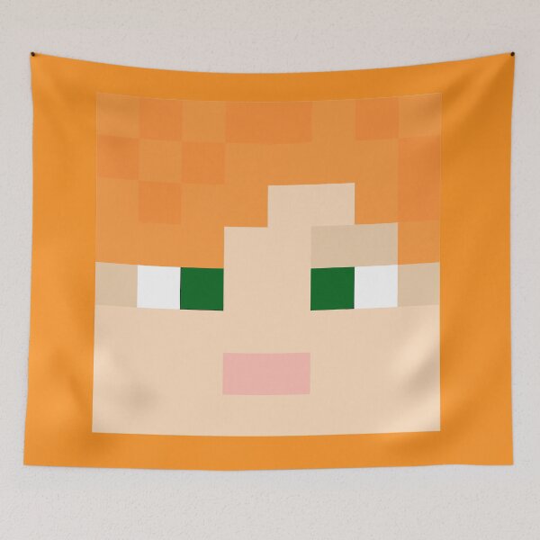 Item preview, Minecraft Alex Funny Texture designed and sold by RiptideShirt.