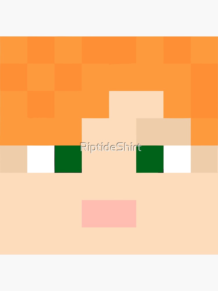 Minecraft Alex Funny Texture Sticker