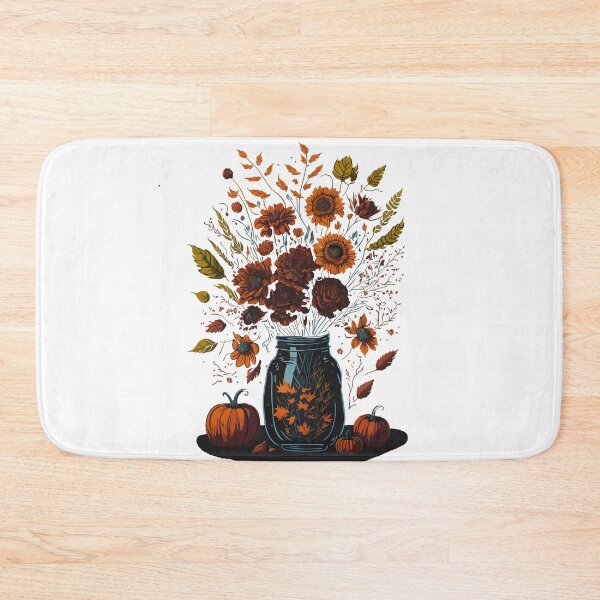 Item preview, Flowers in mason jar, nature art designed and sold by Top-Bot.