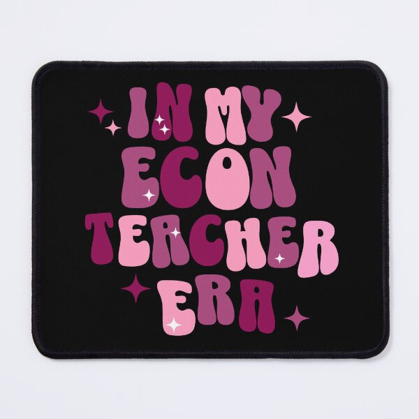 Item preview, Econ Teacher | In My Econ Teacher Era | Economics Teacher | Retro | Groovy Pink designed and sold by ShoniwDesigns.
