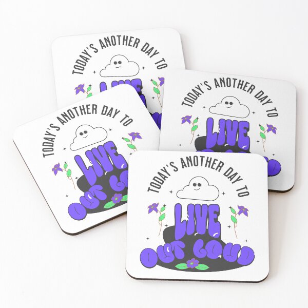 Item preview, Today's another day to live out loud, good vibes daily affirmation  designed and sold by Growthmind7.