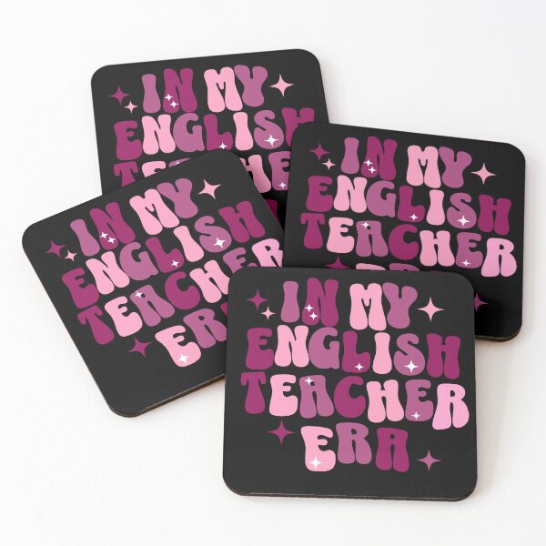 Item preview, English Teacher | In My English Teacher Era | Funny Teacher | Retro | Groovy Pink designed and sold by ShoniwDesigns.