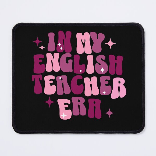 Item preview, English Teacher | In My English Teacher Era | Funny Teacher | Retro | Groovy Pink designed and sold by ShoniwDesigns.