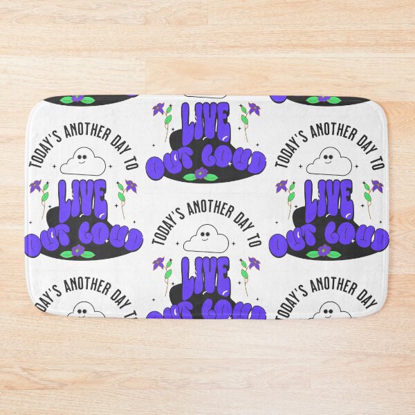 Item preview, Today's another day to live out loud, good vibes daily affirmation  designed and sold by Growthmind7.