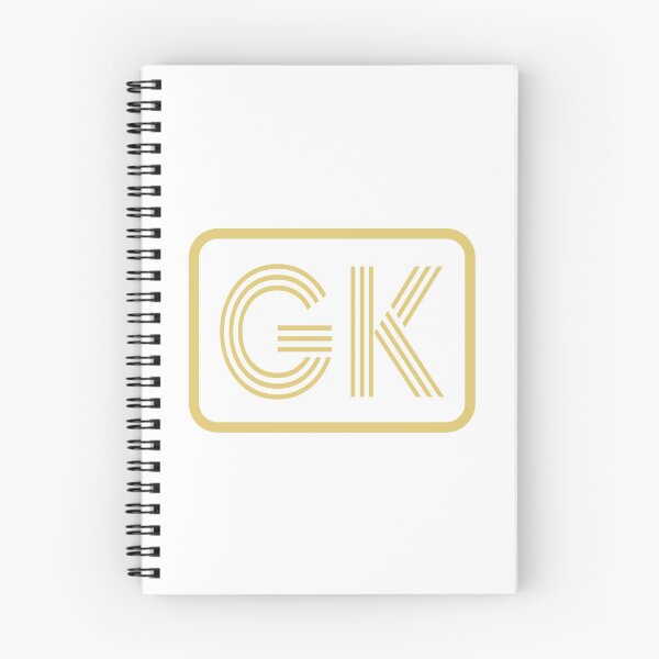 Item preview, GK Initials Gold Geometric Letters designed and sold by Jeallan Designs.