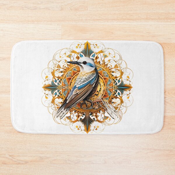 Item preview, Beautiful bird with colourful mandala background  designed and sold by Trendy-Artistry.