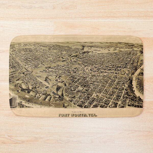 Item preview, Fort Worth, Texas (1891) designed and sold by allhistory.