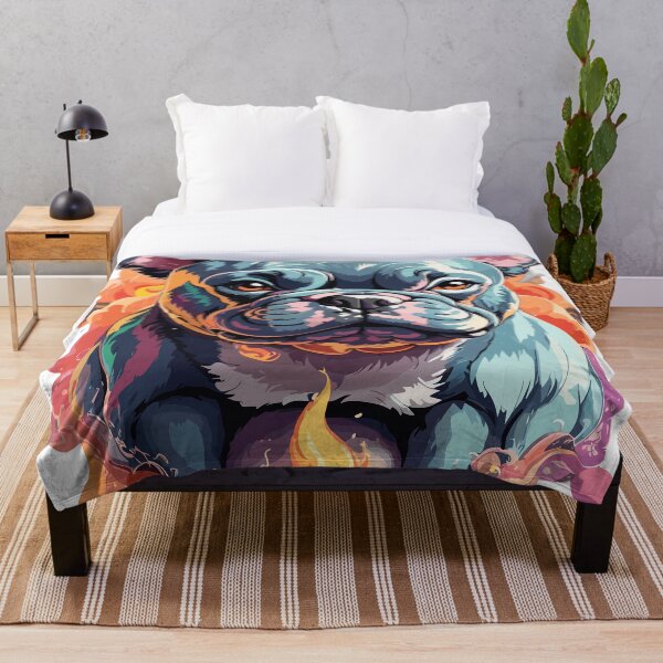 Item preview, Tatuaje ilustrado de lindo perro bull francés designed and sold by PCGDrawing.
