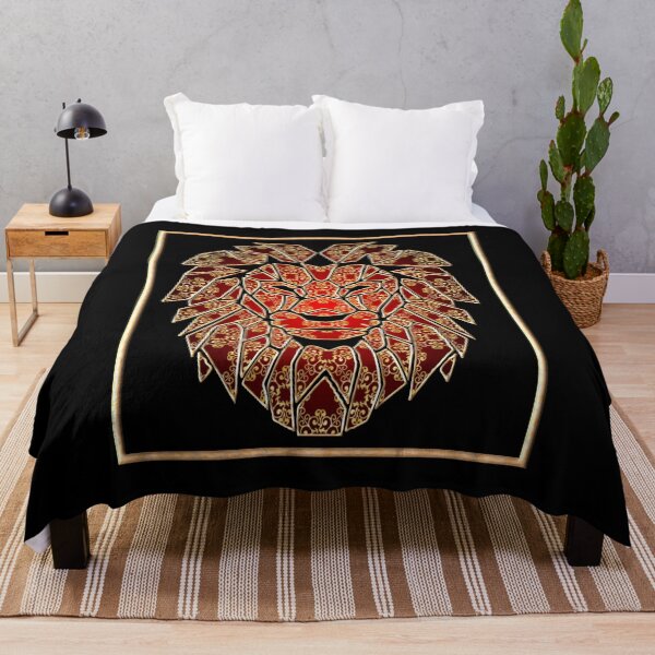 Item preview, Red and Gold Lion 2 designed and sold by m2inspiration.