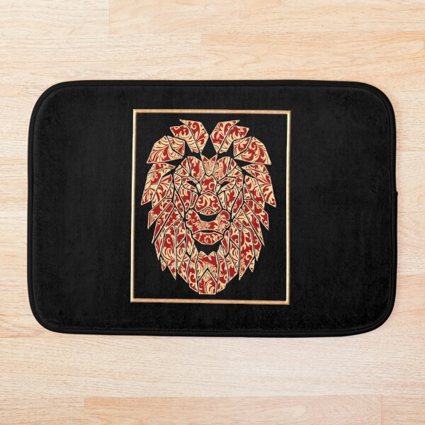 Item preview, Red and Gold Lion 3 designed and sold by m2inspiration.