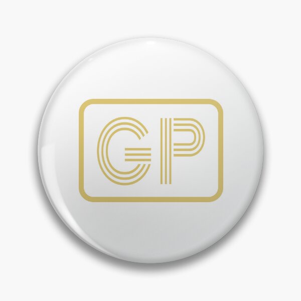 Item preview, GP Initials Gold Geometric Letters designed and sold by Jeallan Designs.