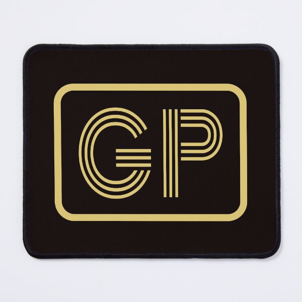 Item preview, GP Initials Gold Geometric Letters designed and sold by Jeallan Designs.