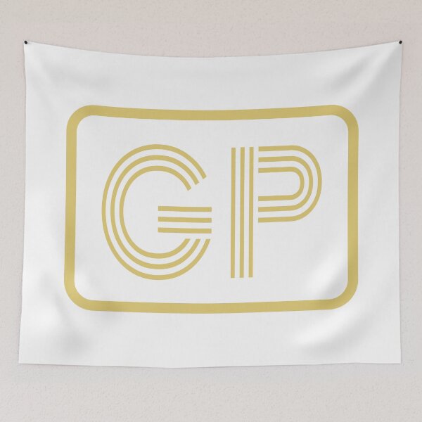 Item preview, GP Initials Gold Geometric Letters designed and sold by Jeallan Designs.