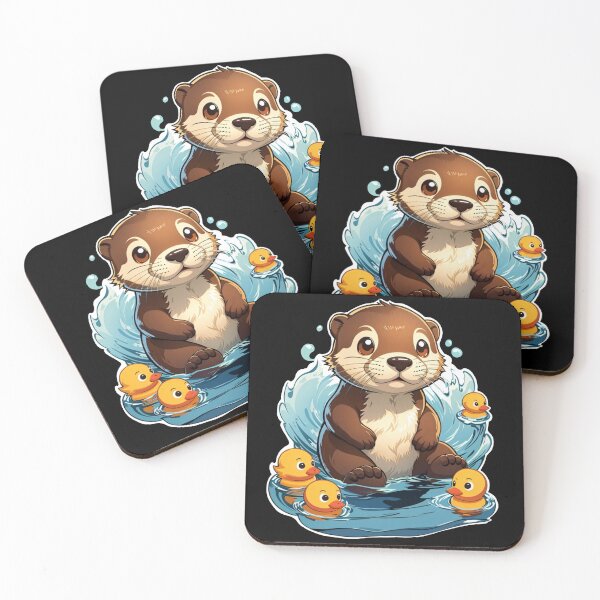 Item preview, Otter and Rubber Ducks designed and sold by ShortySparks.
