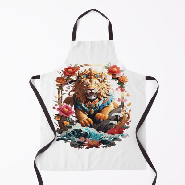 Item preview, Majestic great Sushi Lion in digital painting style. designed and sold by BGRS.