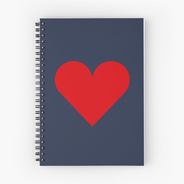 Item preview, Single RED LOVE HEART on a NAVY BLUE Background designed and sold by RachelMacht.