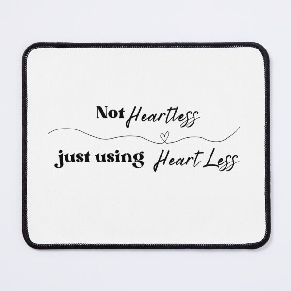 Item preview, No desalmado, solo usando menos corazón. designed and sold by spill-ink.