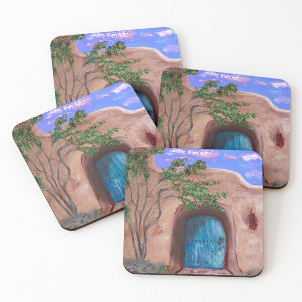Item preview, Adobe Blue Door designed and sold by ArtFactory5.