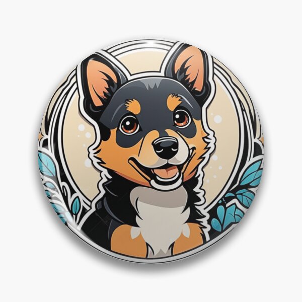 Item preview, Lancashire Heeler with Plants designed and sold by AI-Ts.