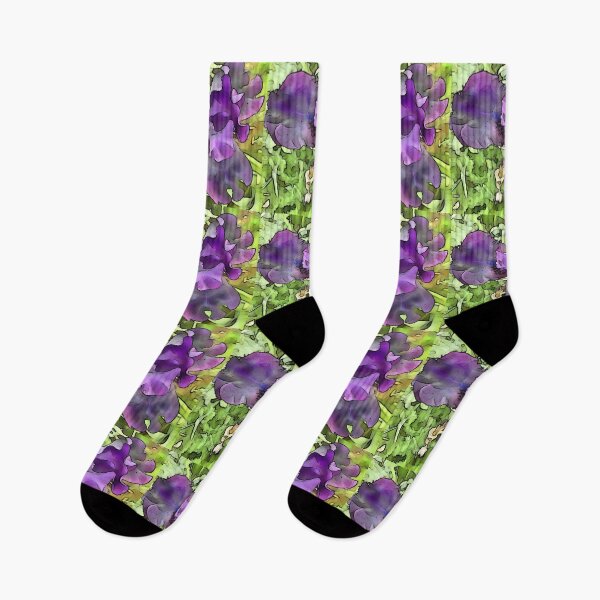 Item preview, Purple Iris Stained Glass Effect designed and sold by Scott and Mary Schneider art_photography.