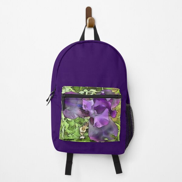 Item preview, Purple Iris Stained Glass Effect designed and sold by Scott and Mary Schneider art_photography.