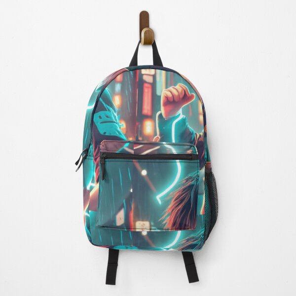Item preview, ANIME BOY, FIGHT MODE, NEON LIGHTENING, T-SHIRT DESIGNING designed and sold by AyushAIImage01.
