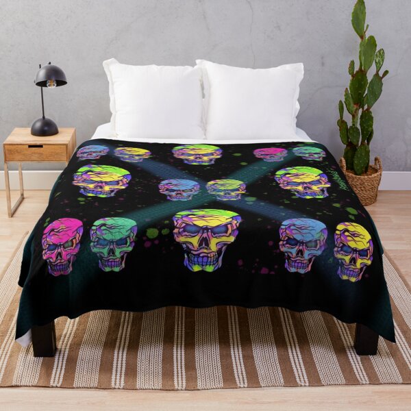 Item preview, COLORED SKULLS designed and sold by inarausch2023.