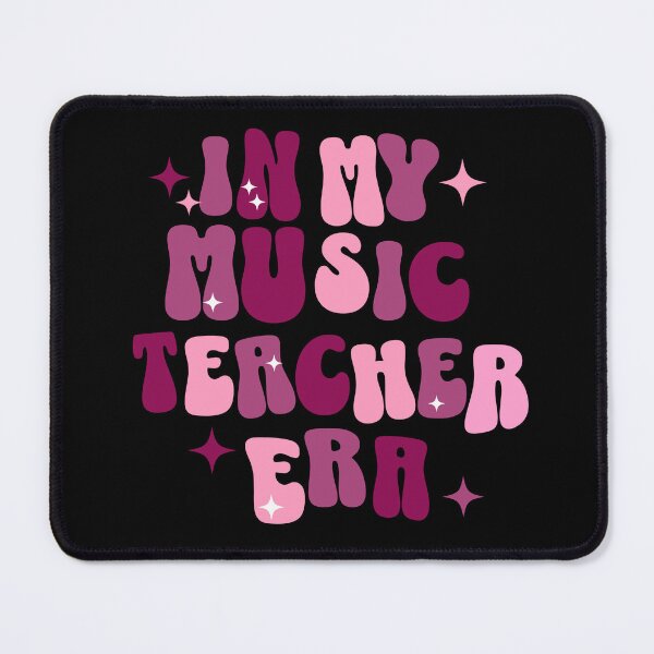 Item preview, Music Teacher | In My Music Teacher Era | Funny Teacher | Retro | Groovy Pink | Choir Teacher designed and sold by ShoniwDesigns.