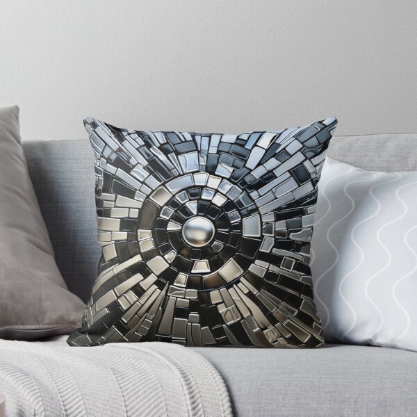 Artikelvorschau, Silberschwarzes Mosaik entworfen und verkauft von Myra365Art.