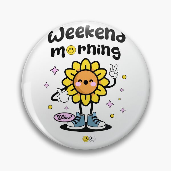 Item preview, Fun and cheerful weekend daisy | Weekend morning, Sunday morning, Saturday morning  designed and sold by Growthmind7.